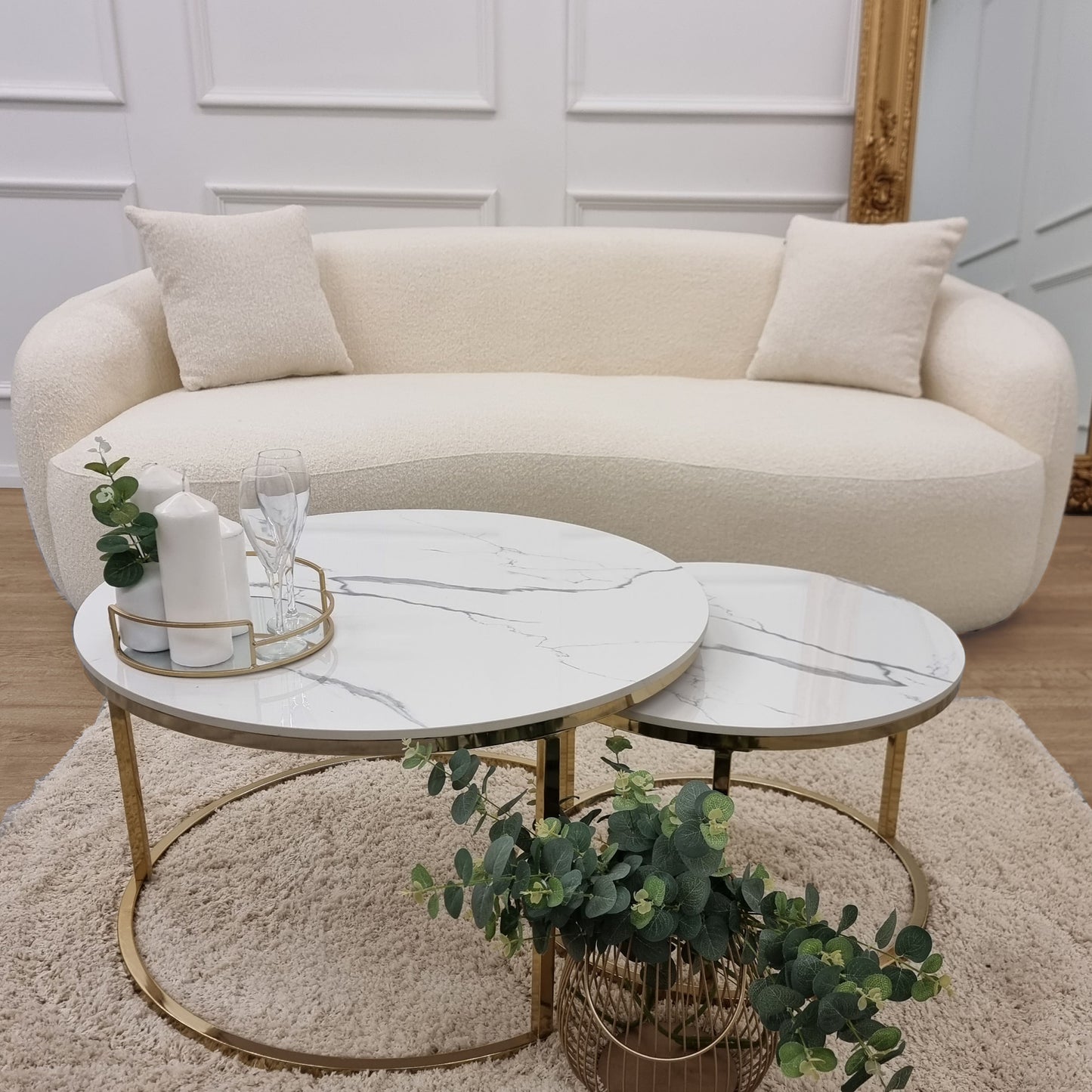 The Wave Boucle Sofa - IVORY