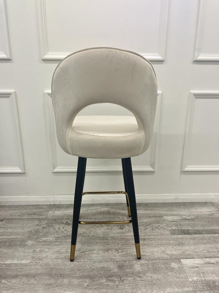 Astra Velvet Bar Stool