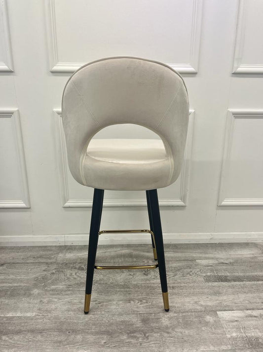 Astra Velvet Bar Stool