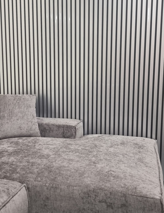 WPC Wood Effect Veneer Slatted