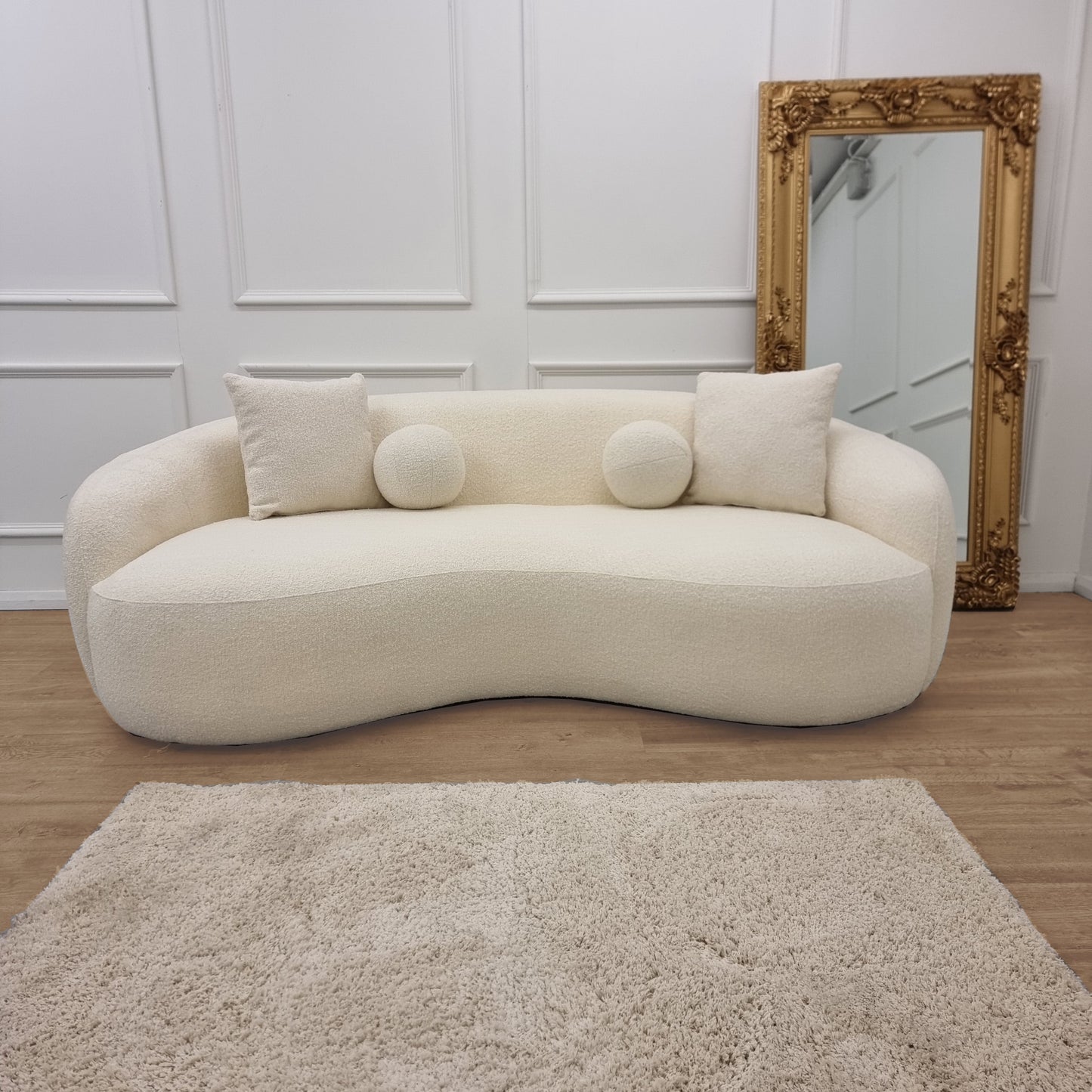 The Wave Boucle Sofa - IVORY