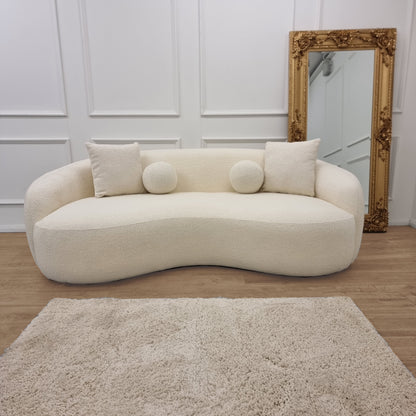 The Wave Boucle Sofa - IVORY