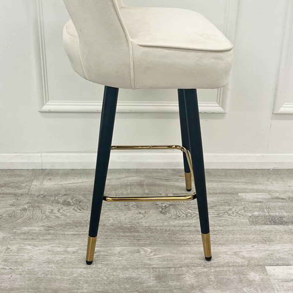 Astra Velvet Bar Stool