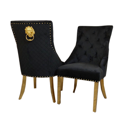 Bentley Gold Leg Dining Chair