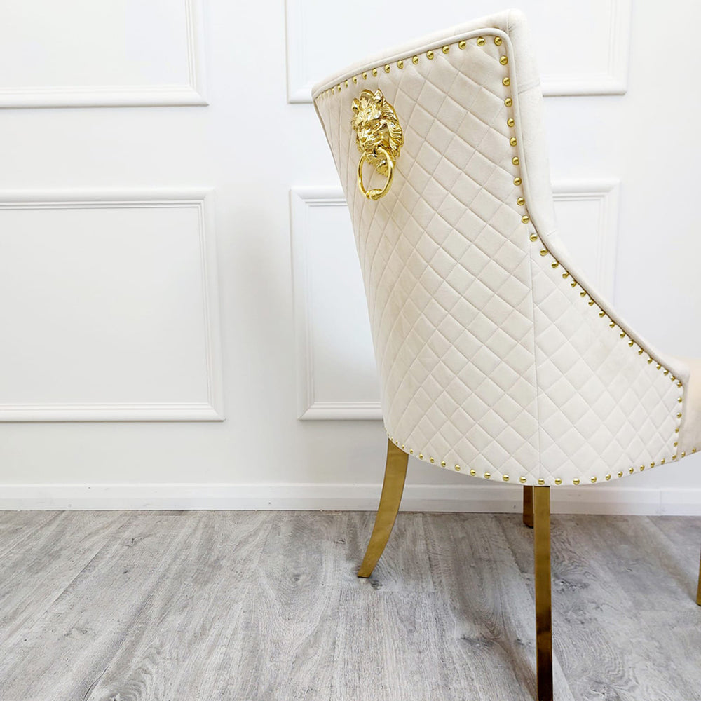 Bentley Gold Leg Dining Chair