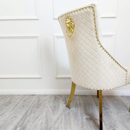 Bentley Gold Leg Dining Chair