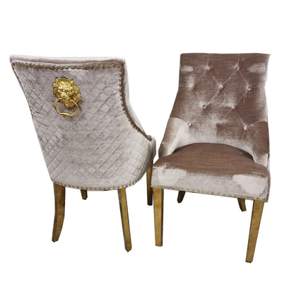 Bentley Gold Leg Dining Chair