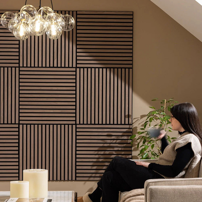 Square Wood Acoustic Wall Panel