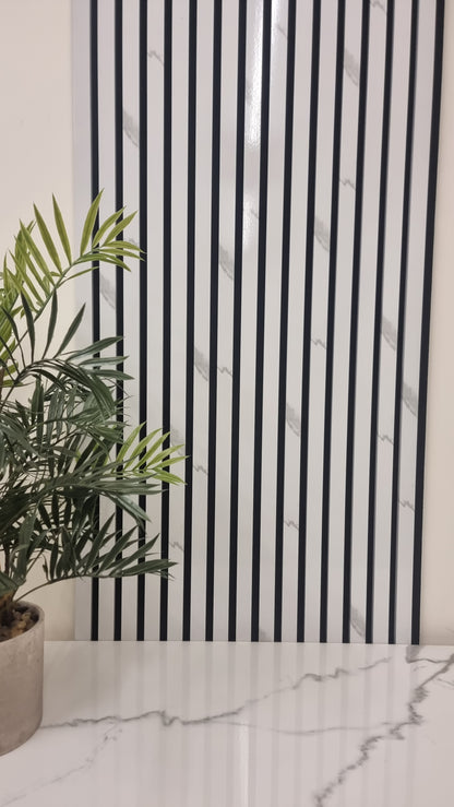 Wood Veneer Acoustic Slated