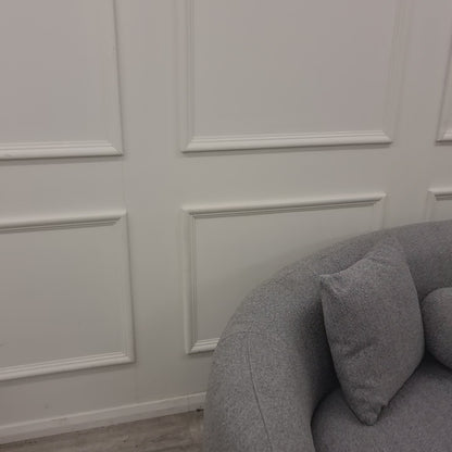 The Wave Boucle Sofa - GREY